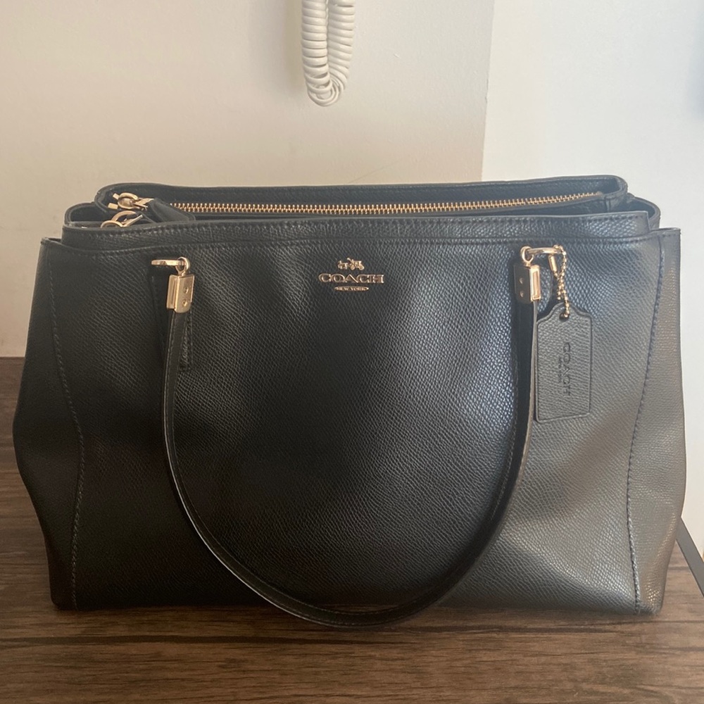 Coach black purse
